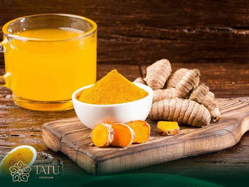 Nước nghệ tươi chứa hoạt chất kháng viêm, chống sưng