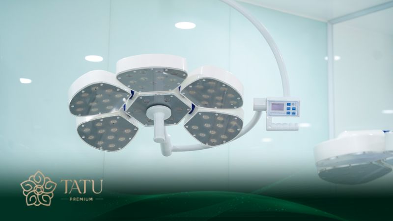 Phòng phẫu thuật được trang bị thiết bị hiện đại