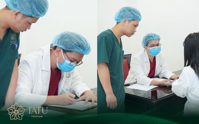 TATU Premium sở hữu đội ngũ bác sĩ có từ 5 năm kinh nghiệm thực chiến, từng xử lý nhiều tình huống mí phức tạp giúp trau dồi phản ứng nhanh nhạy khi cắt mí.