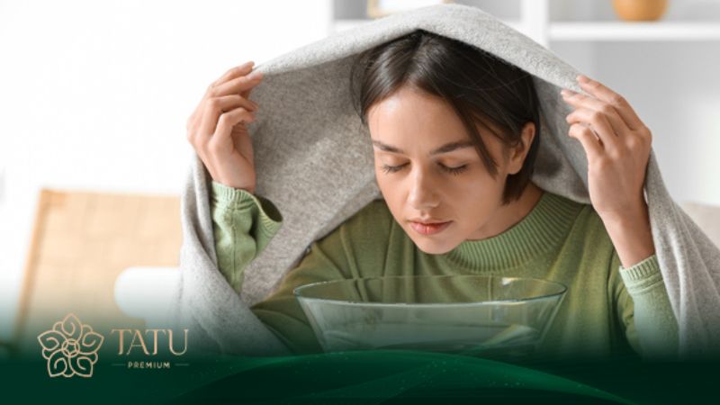 Vệ sinh sạch sẽ vùng cằm sau tiêm filler 